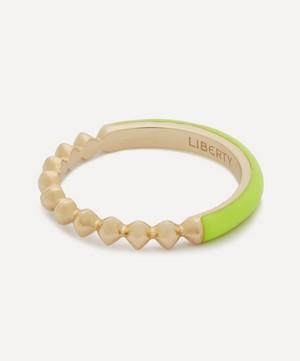 Liberty - 9ct Gold Eclipse Fluo Yellow Band Ring image number 0