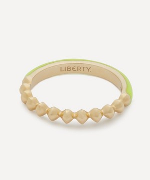 Liberty - 9ct Gold Eclipse Fluo Yellow Band Ring image number 2