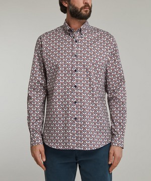 Liberty - Beyoglu Cotton Twill Casual Button-Down Shirt image number 2