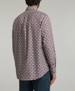 Liberty - Beyoglu Cotton Twill Casual Button-Down Shirt image number 3