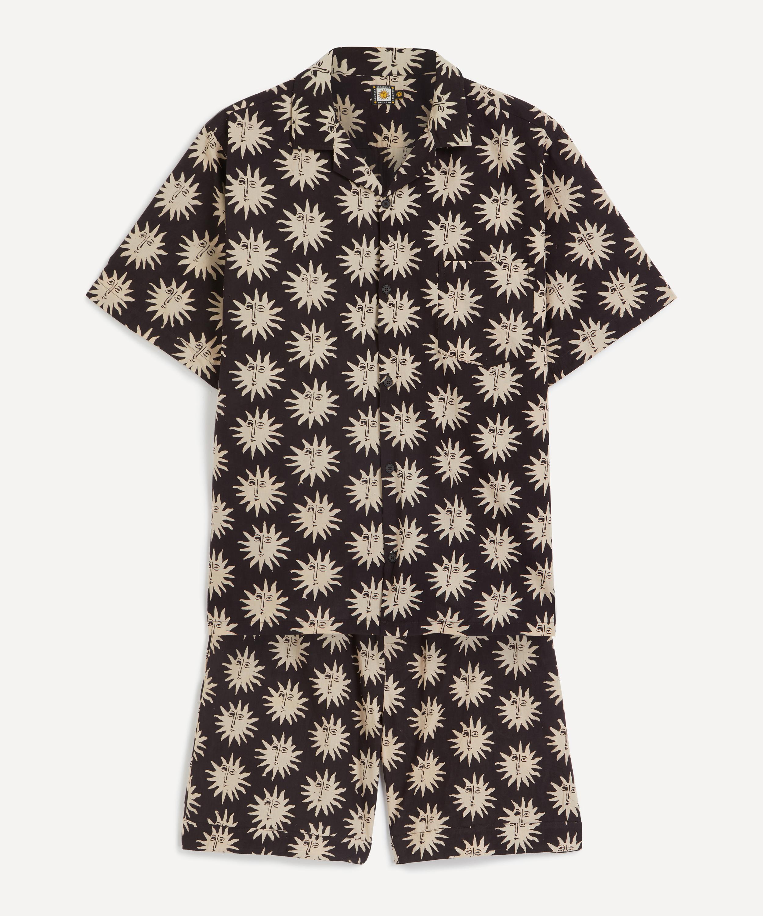 Desmond & Dempsey - Short Ōshadi Helios Cuban Pyjama Set