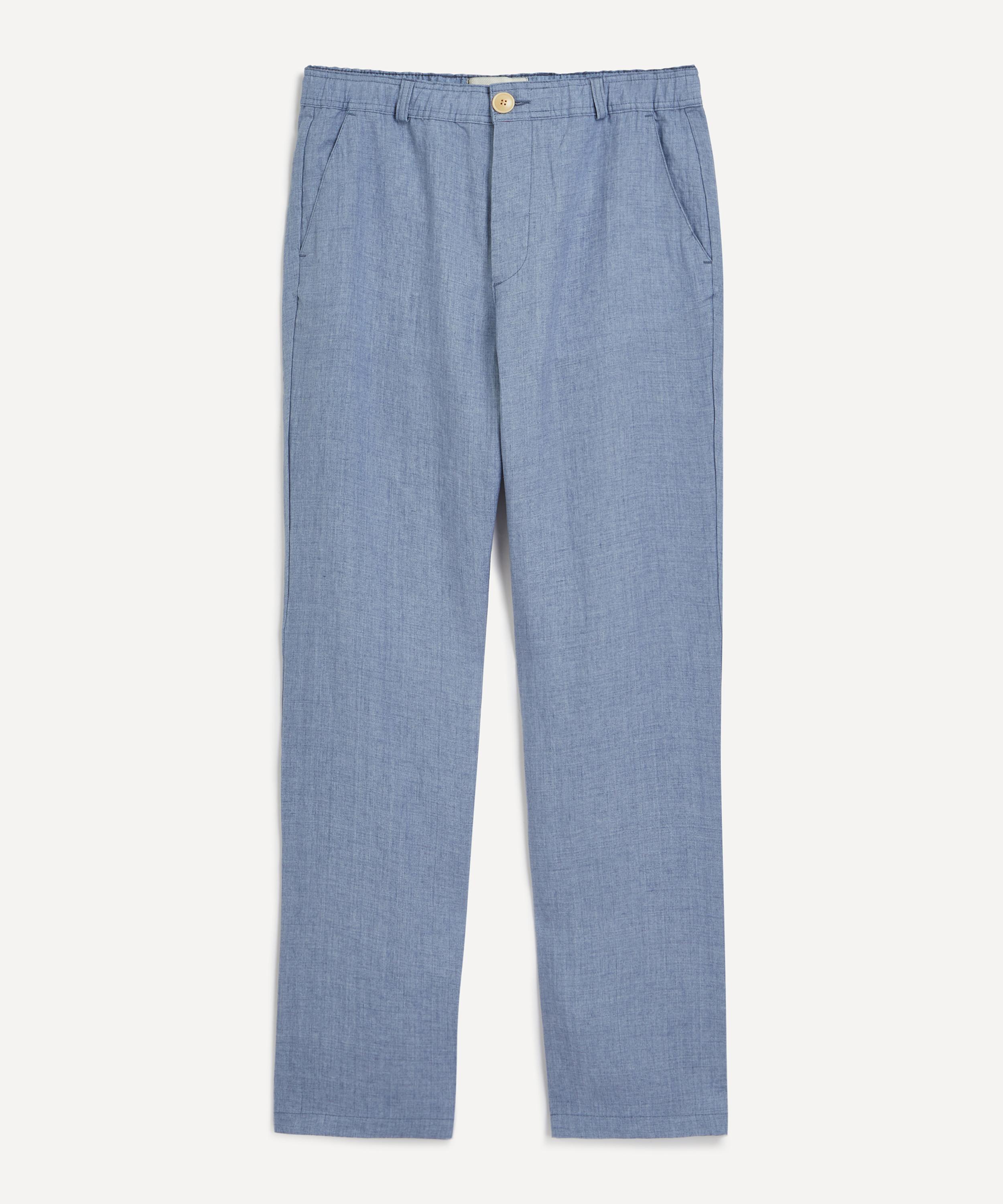 Ami - Drawstring Bove Linen Trousers