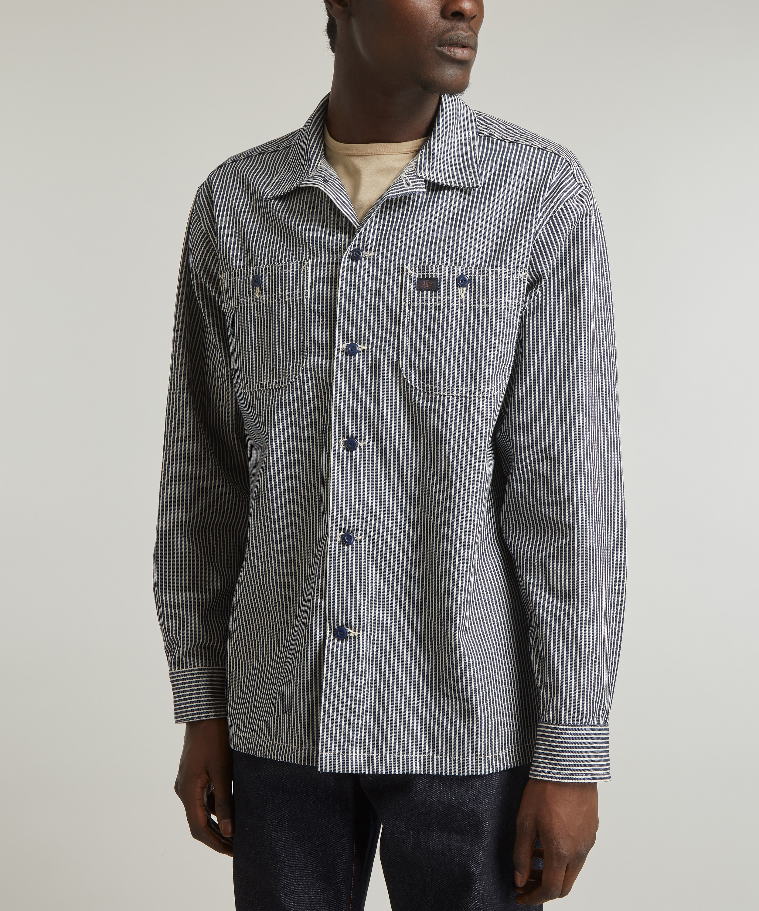 Nudie Jeans Vincent Hickory Stripe Shirt | Liberty
