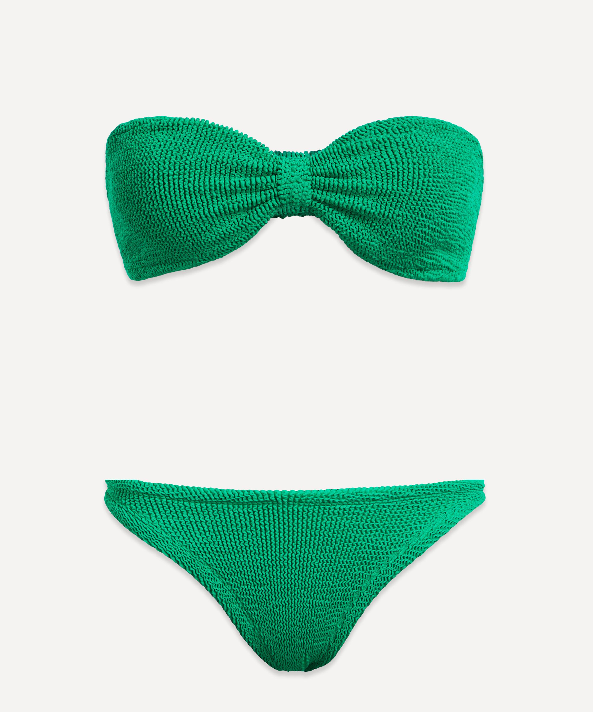 Hunza G - Jean Emerald Crinkle Bikini image number 0