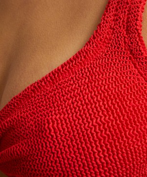 Hunza G - Juno Red Crinkle Bikini image number 4