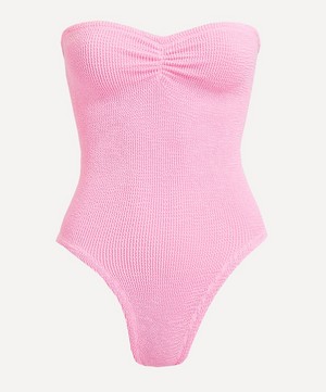 Hunza G - Brooke Bubblegum Crinkle Swimsuit image number 0