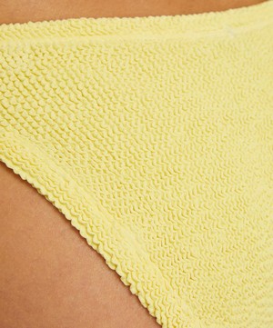 Hunza G - Jean Yellow Crinkle Bikini image number 4