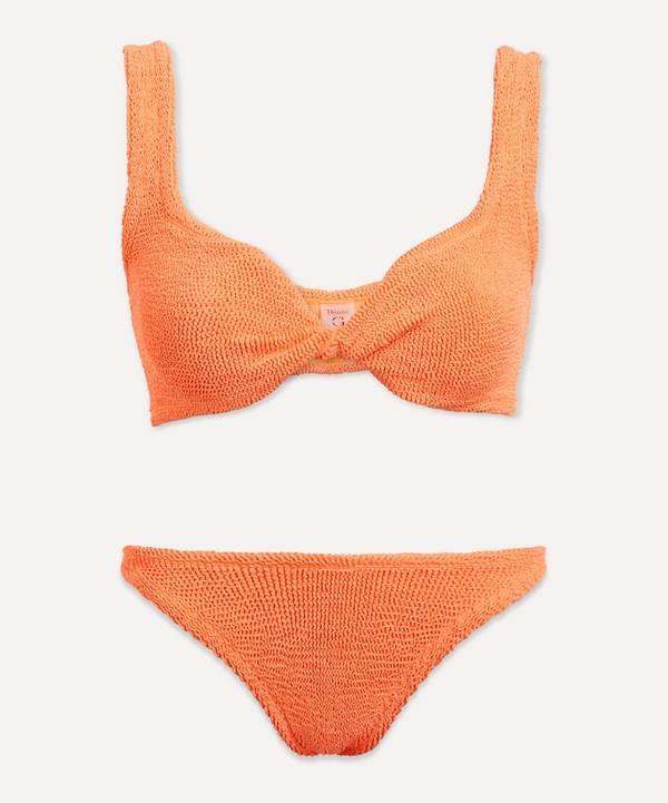 Hunza G - Juno Orange Crinkle Bikini