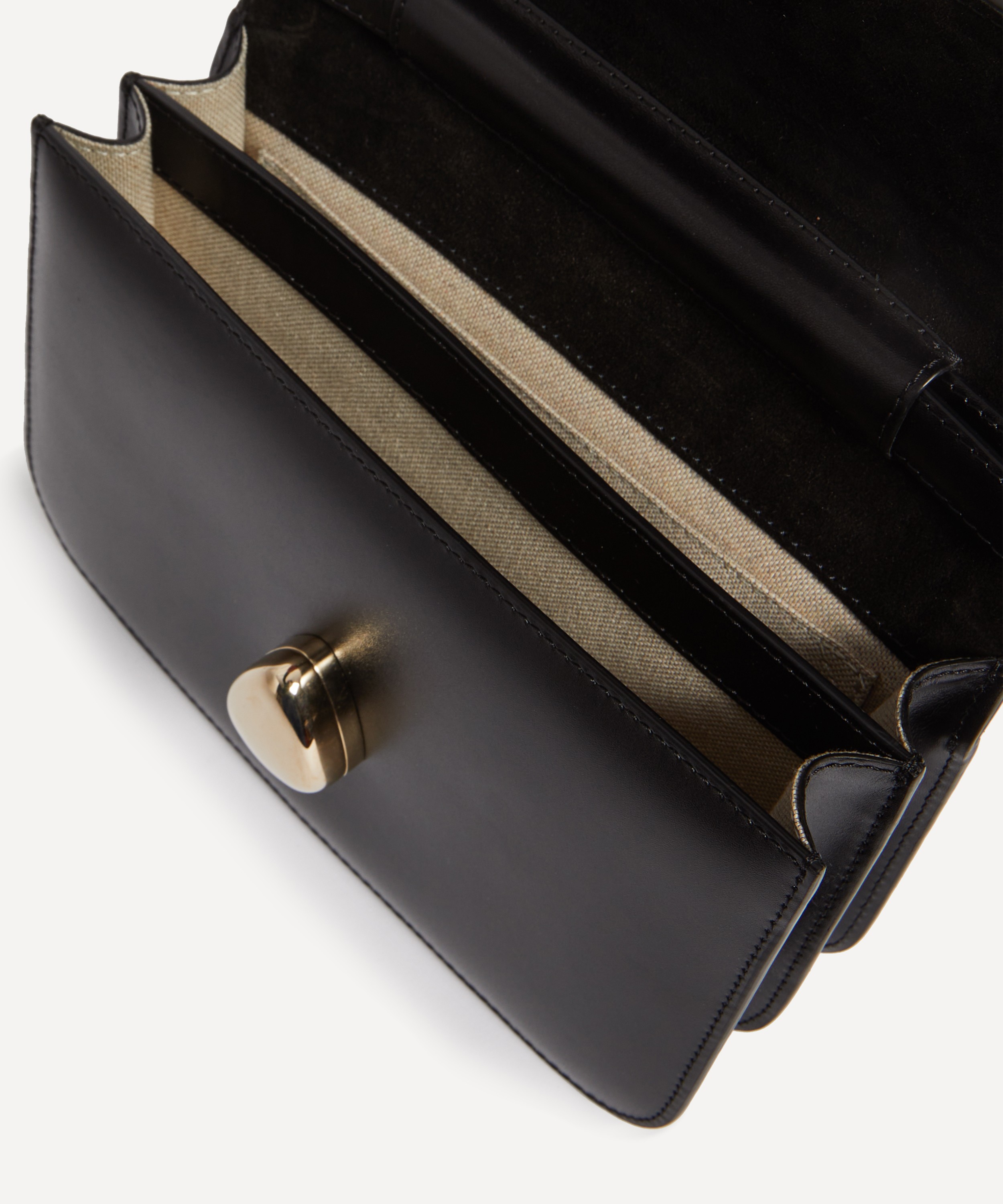 Black Lock & Key Chain Handle Bag - CHARLES & KEITH CA