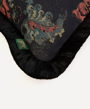 House of Hackney - Persephone Medium Fringed Jacquard Cushion image number 2