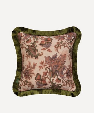 House of Hackney - Persephone Medium Fringed Jacquard Cushion image number 0