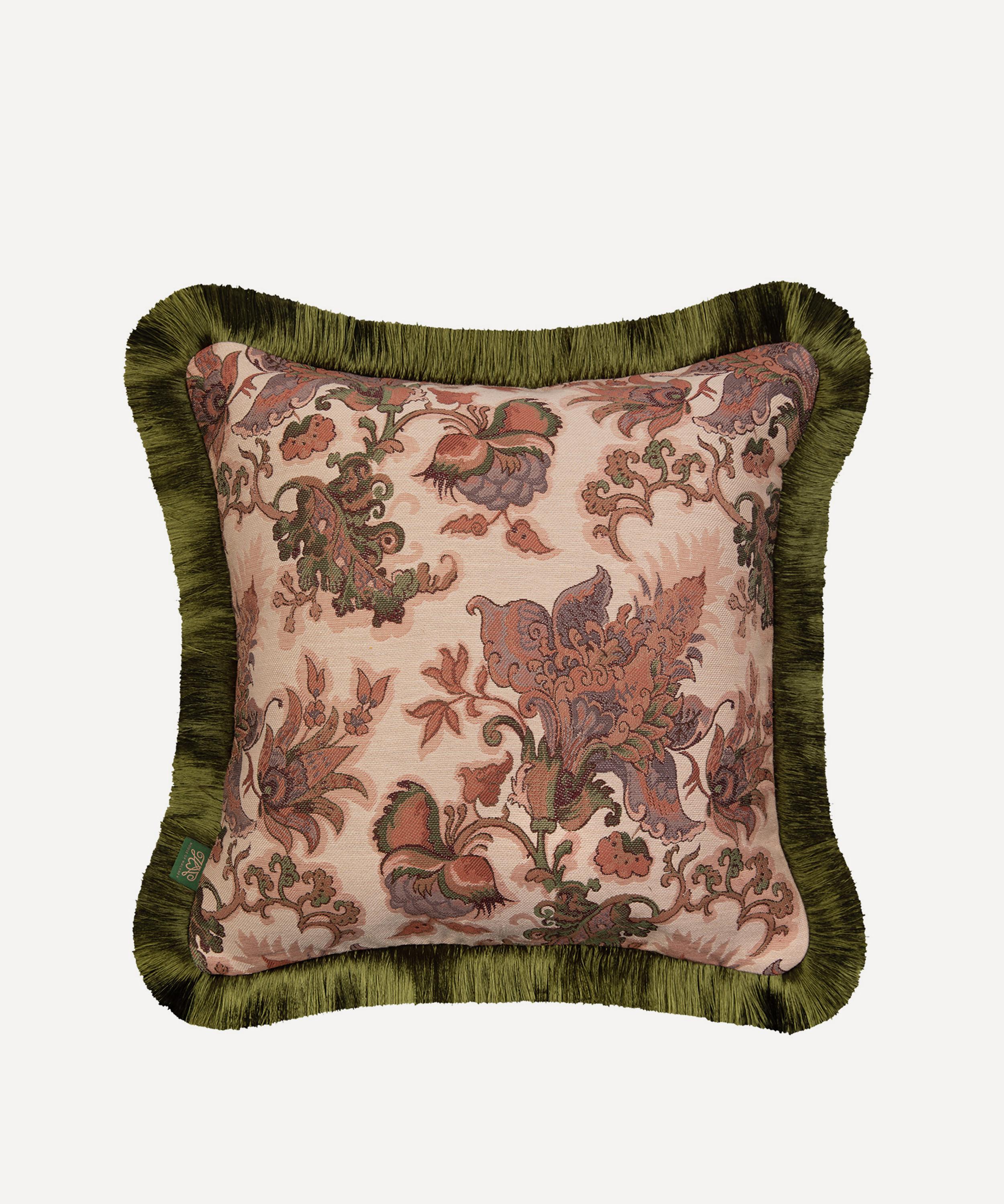 House of Hackney - Persephone Medium Fringed Jacquard Cushion