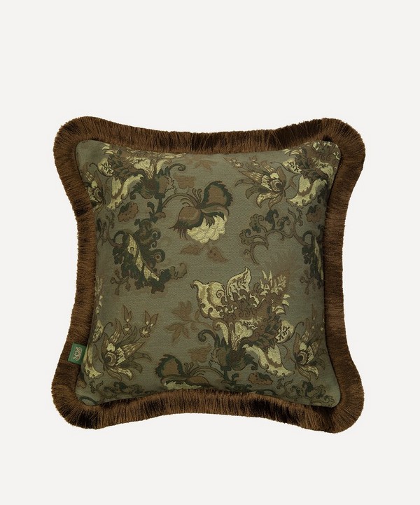 House of Hackney - Persephone Medium Fringed Jacquard Cushion