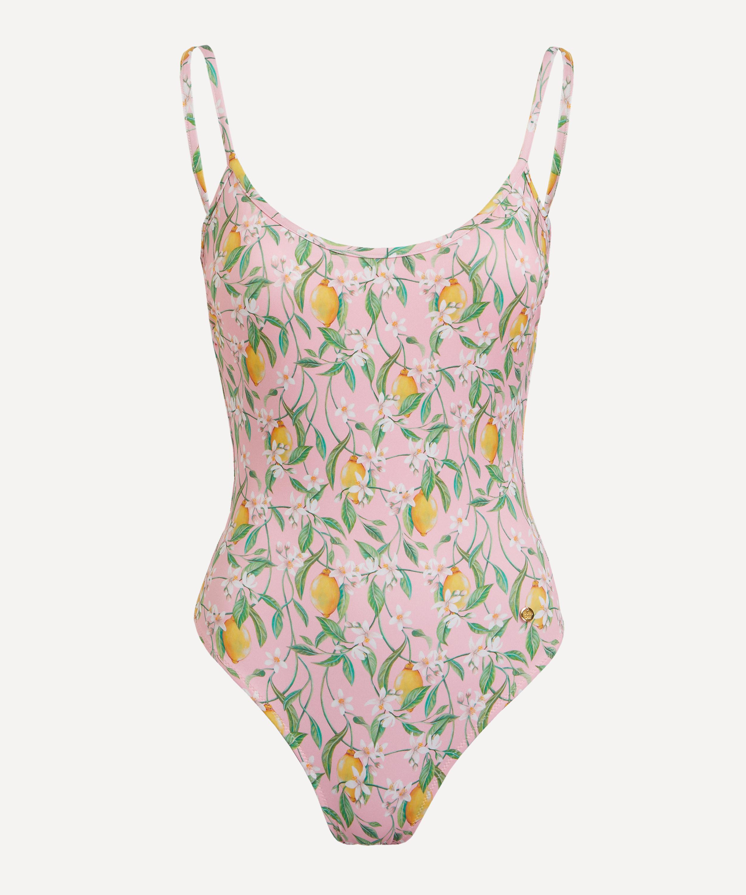 Bohodot - x Liberty Fabric Lemon Blossom Basic One-Piece Swimsuit image number 0
