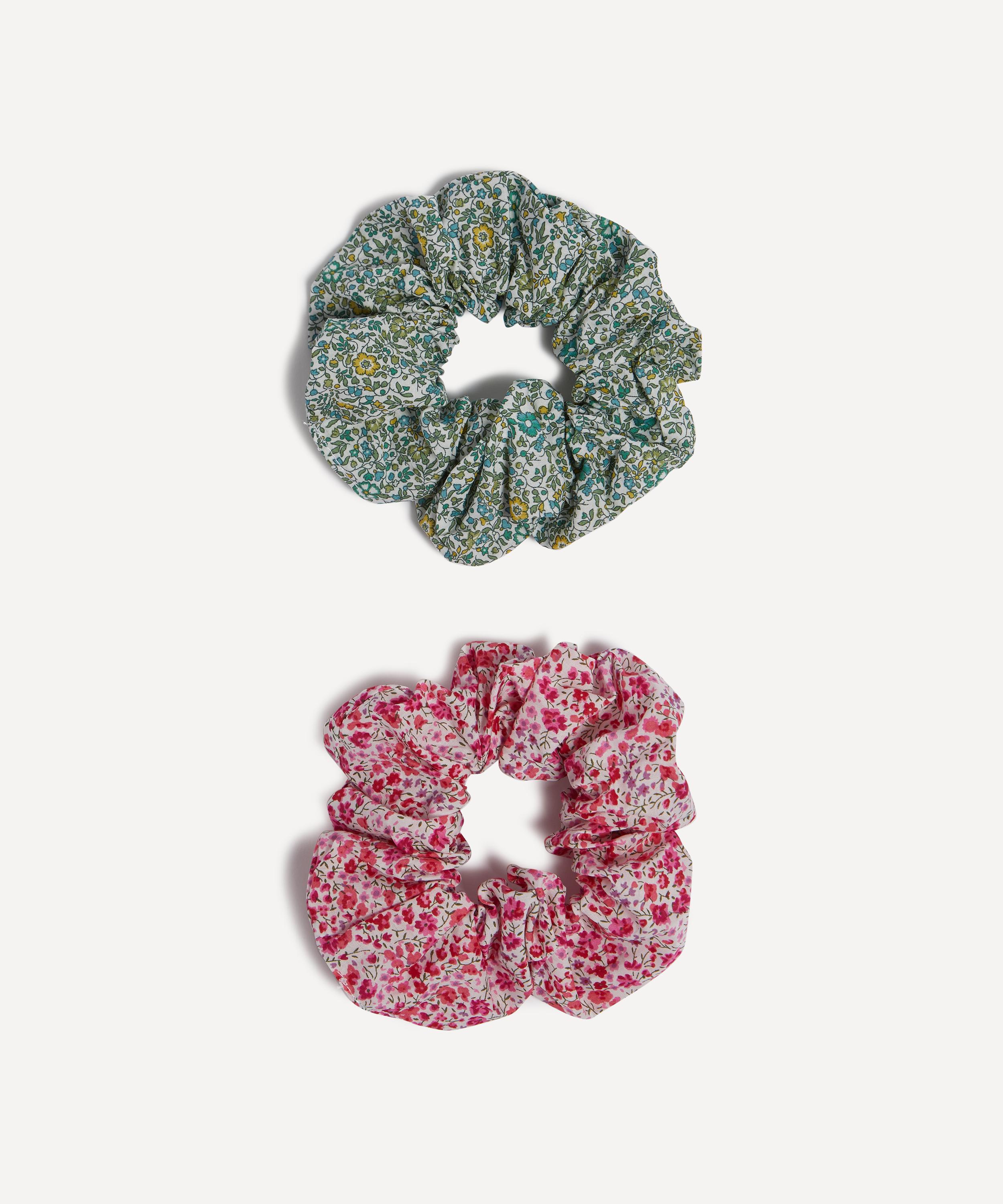 Liberty - Phoebe and Katie and Millie Tana Lawn™ Cotton Hair Scrunchie Set of Two