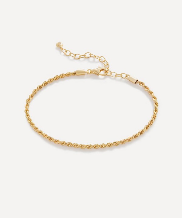 Monica Vinader - 18ct Gold-Plated Vermeil Silver Rope Chain Bracelet image number null