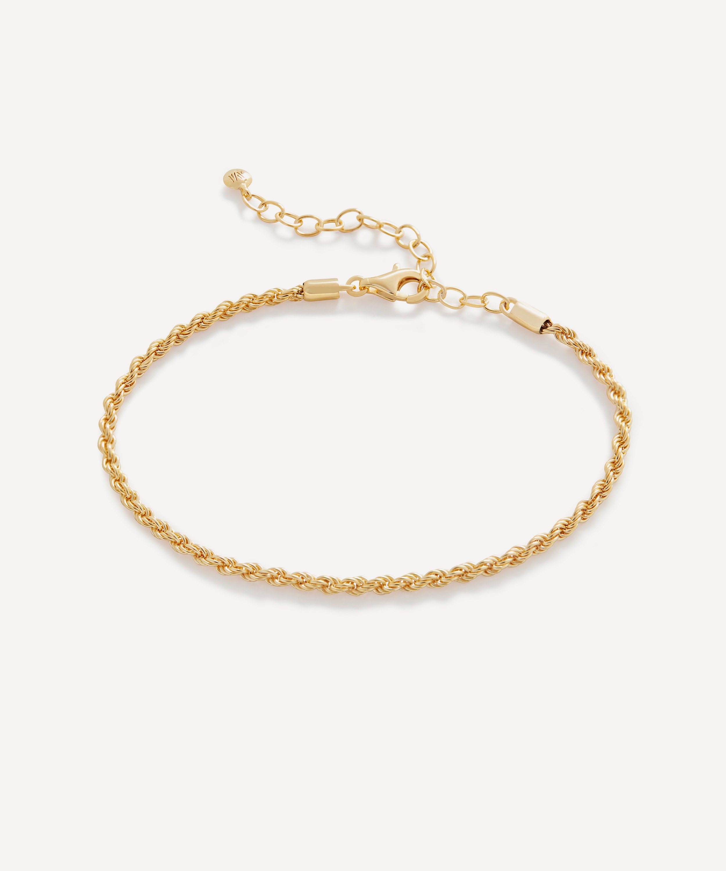 Monica Vinader - 18ct Gold-Plated Vermeil Silver Rope Chain Bracelet
