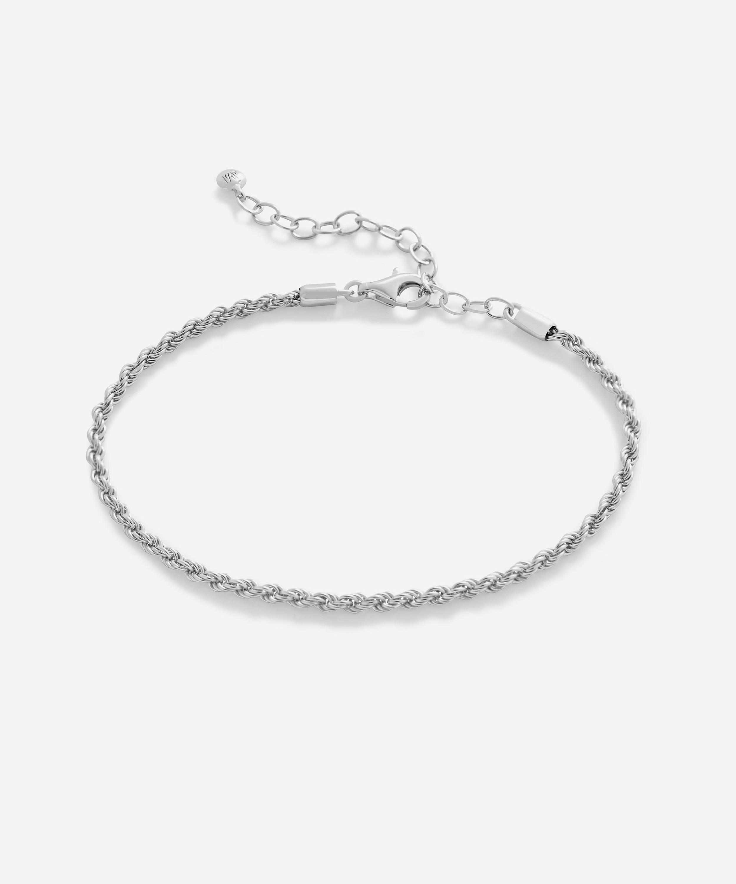 Monica Vinader - Sterling Silver Rope Chain Bracelet image number 0
