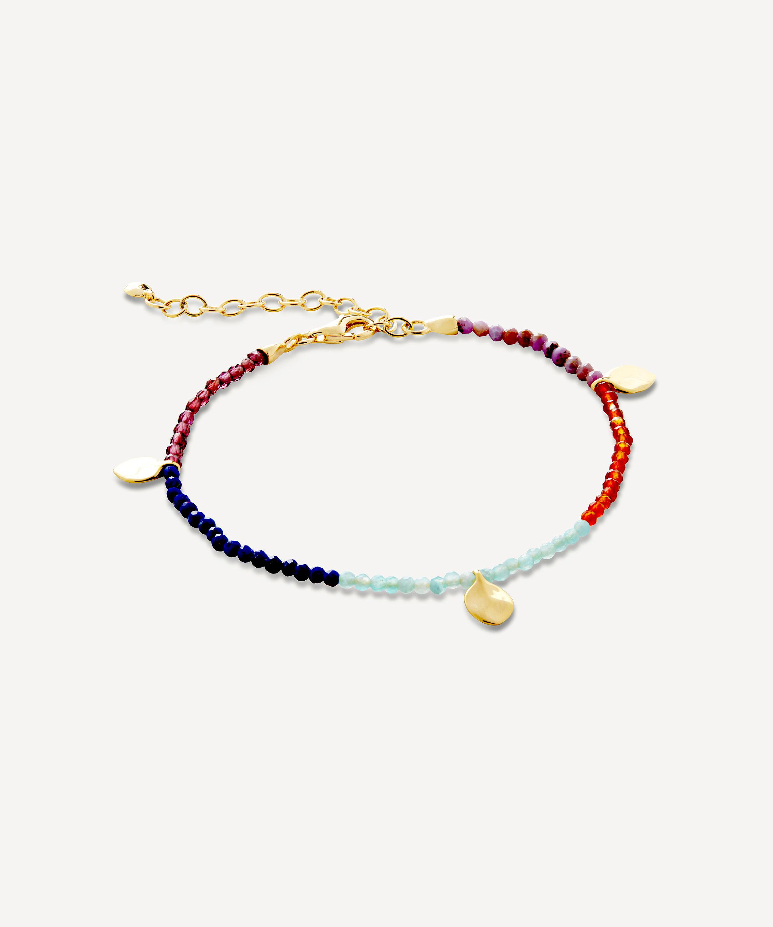Monica Vinader - 18ct Gold-Plated Vermeil Silver Dahlia Beaded Bracelet image number 0