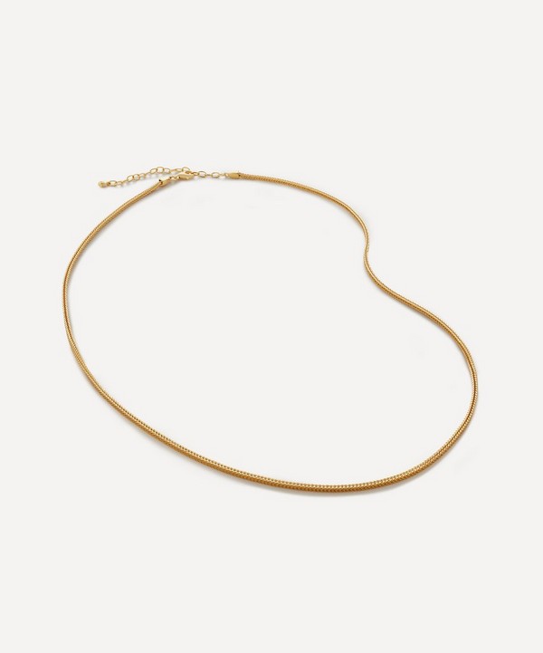 Monica Vinader - 18ct Gold-Plated Vermeil Silver Juno Fine Chain Necklace