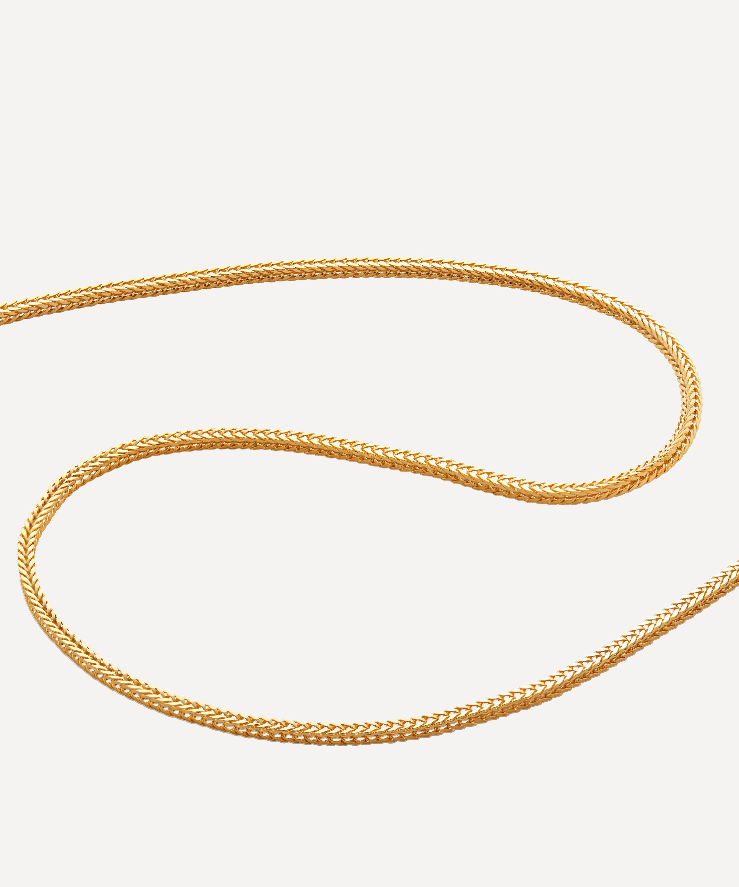 Monica Vinader - 18ct Gold-Plated Vermeil Silver Juno Fine Chain Necklace image number 2