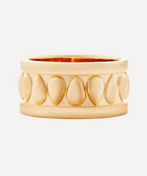 Monica Vinader - 18ct Gold-Plated Vermeil Silver Juno Band Ring image number 2