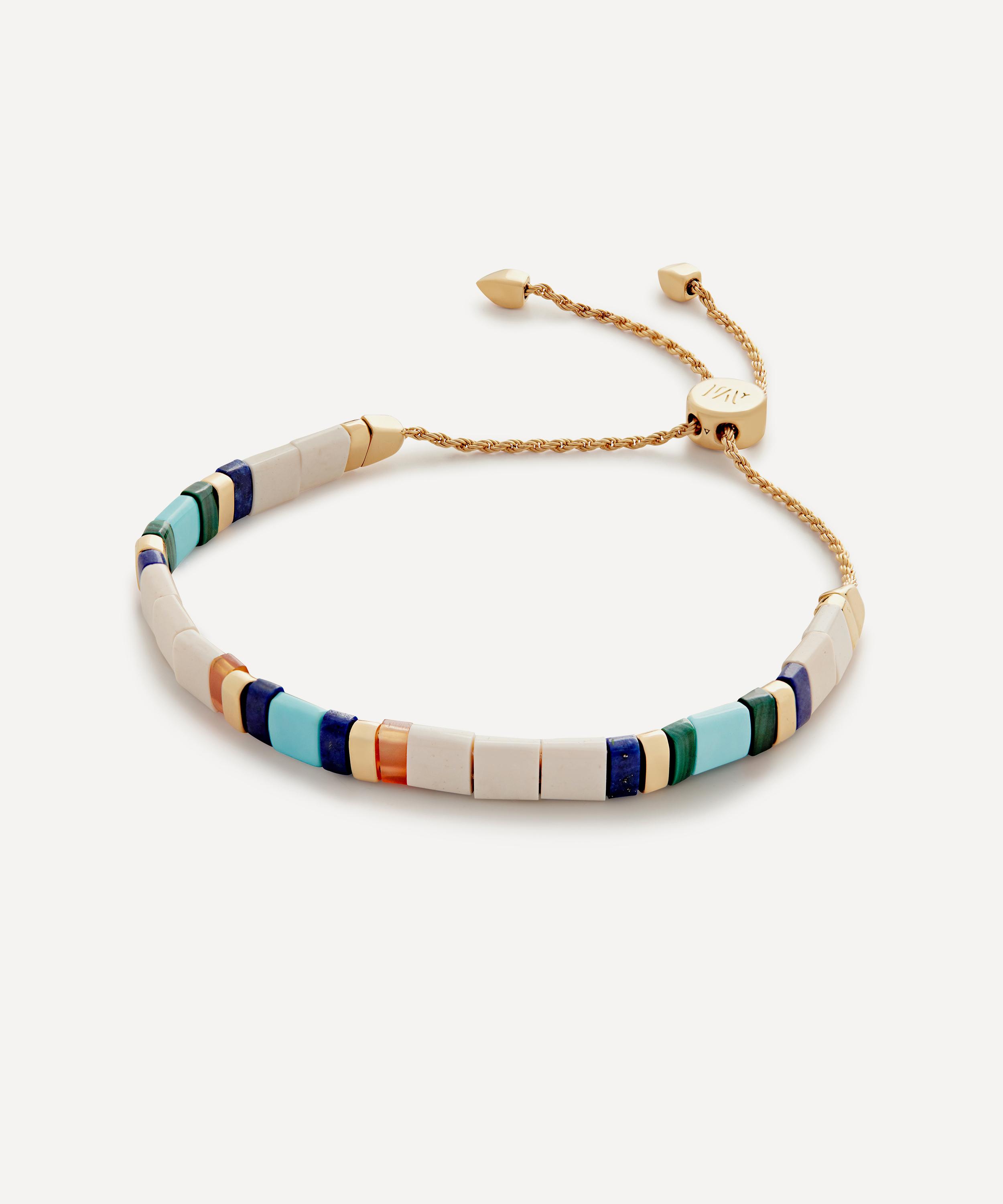 Monica Vinader - 18ct Gold-Plated Vermeil Silver Delphi Gemstone Bracelet image number 0