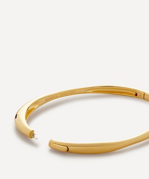 Monica Vinader - 18ct Gold-Plated Vermeil Silver Nura Reef Thin Bangle image number 1