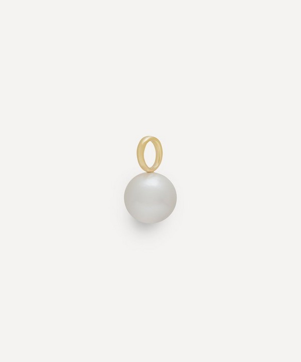 Monica Vinader - 18ct Gold-Plated Vermeil Silver Nura Round Pearl Pendant image number null