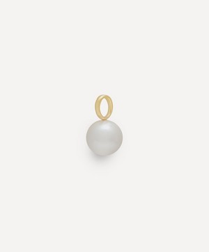 Monica Vinader - 18ct Gold-Plated Vermeil Silver Nura Round Pearl Pendant image number 0