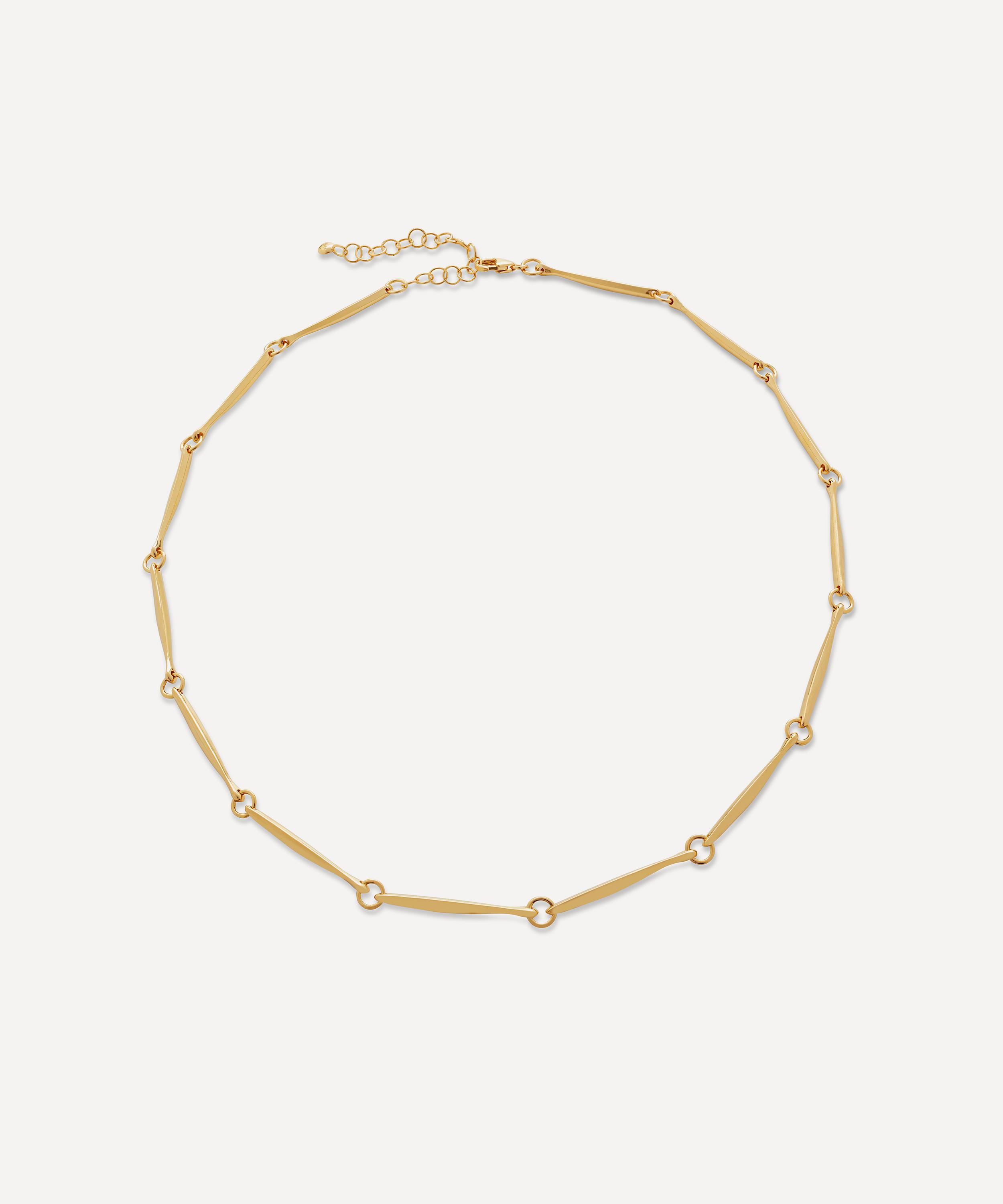 Monica Vinader - 18ct Gold-Plated Vermeil Silver Nura Link Necklace image number 0