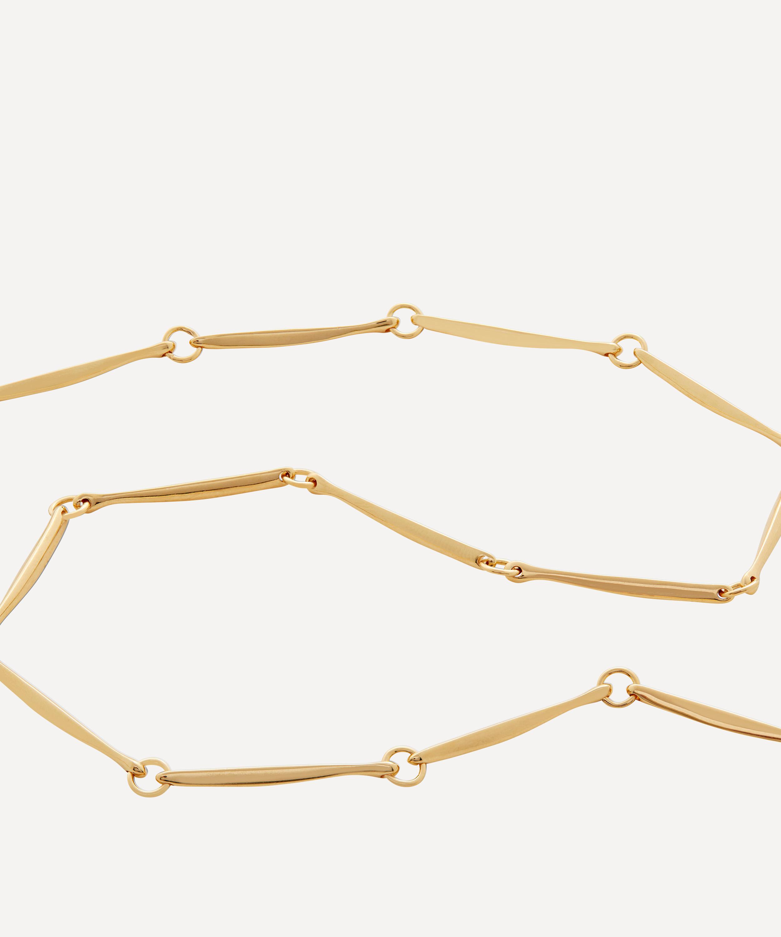 Monica Vinader - 18ct Gold-Plated Vermeil Silver Nura Link Necklace image number 2