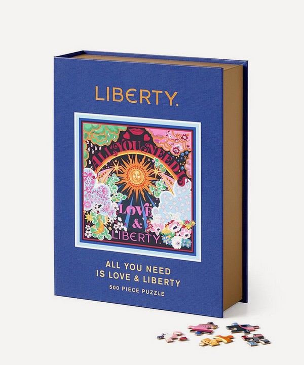 Liberty - All You Need is Love & Liberty 500 Piece Book Box Puzzle image number null