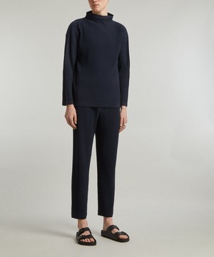 HOMME PLISSÉ ISSEY MIYAKE - Basics Pleated Pullover Top image number 1