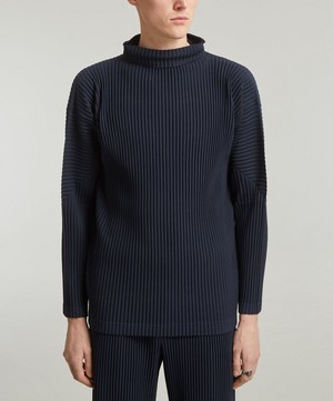 HOMME PLISSÉ ISSEY MIYAKE - Basics Pleated Pullover Top image number 2