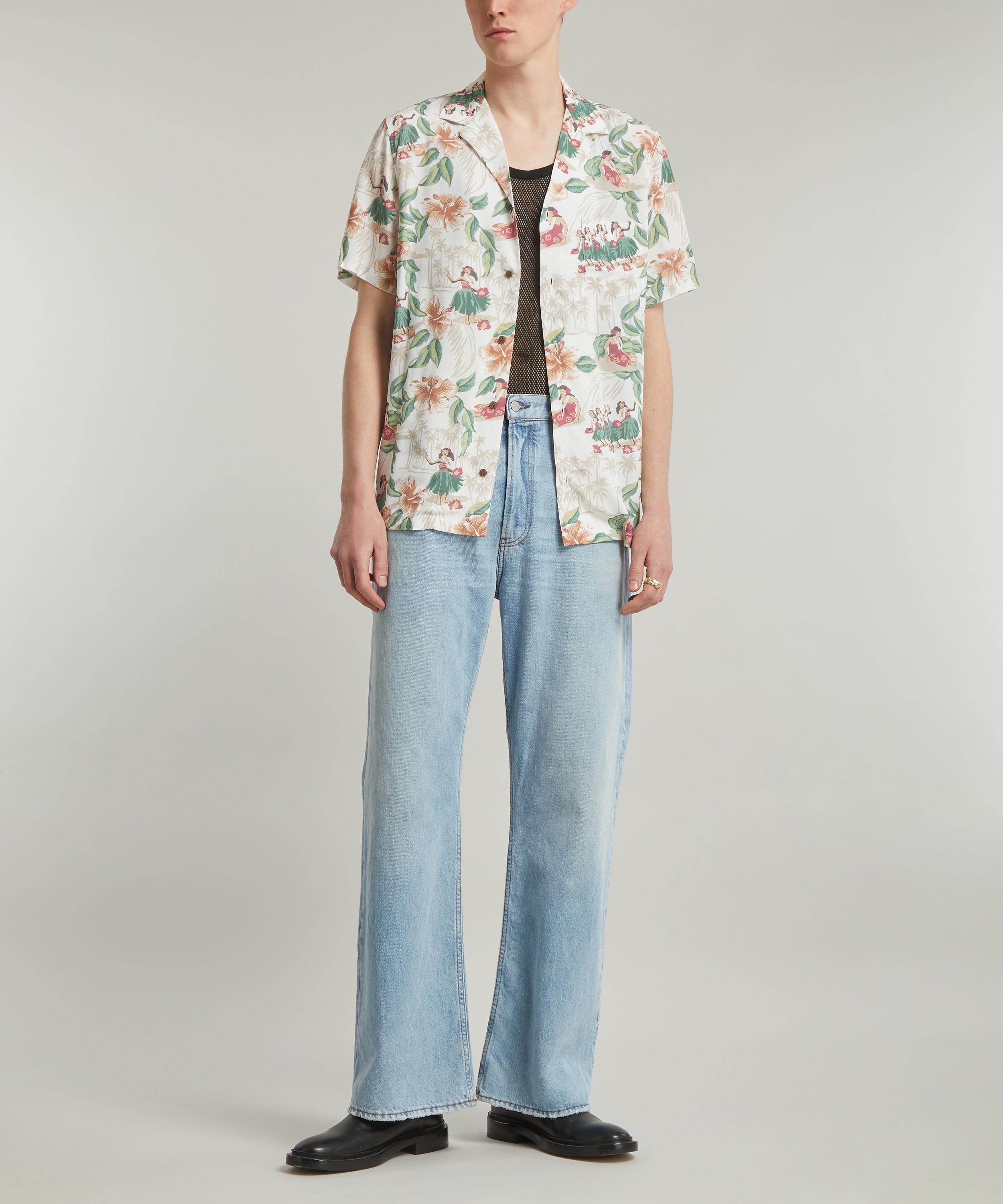 Reyn Spooner Hula Show Rayon Camp Shirt