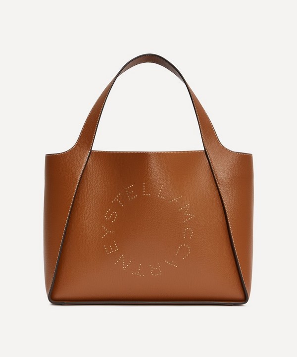 Stella McCartney - Stella Logo Faux Leather Tote Bag image number null
