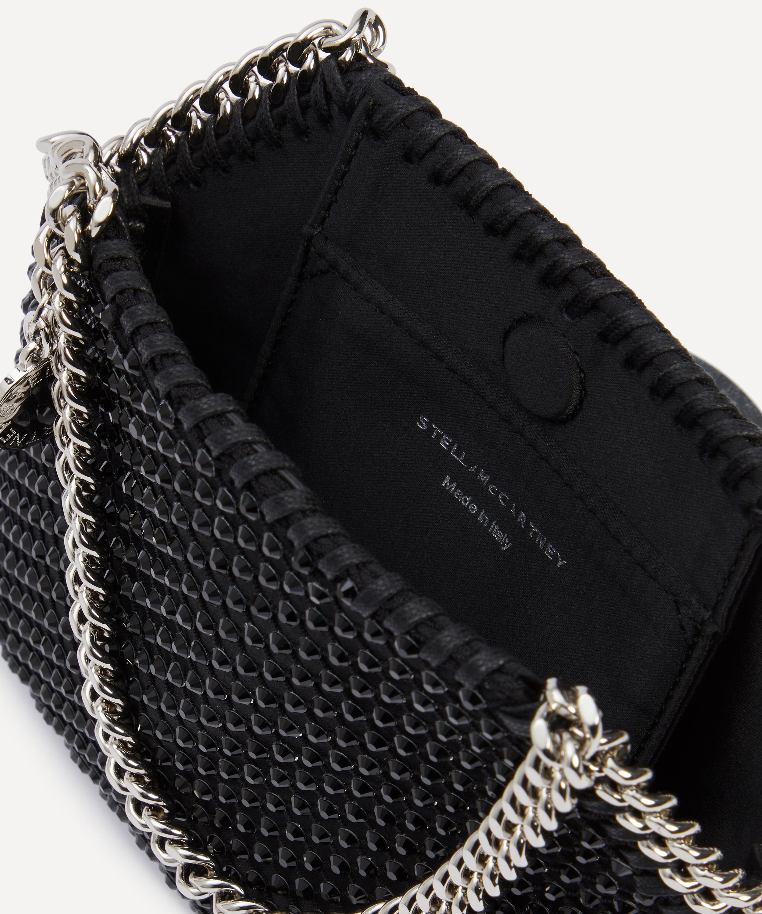 Stella McCartney Falabella Black Crystal Mesh Mini Soulder Bag