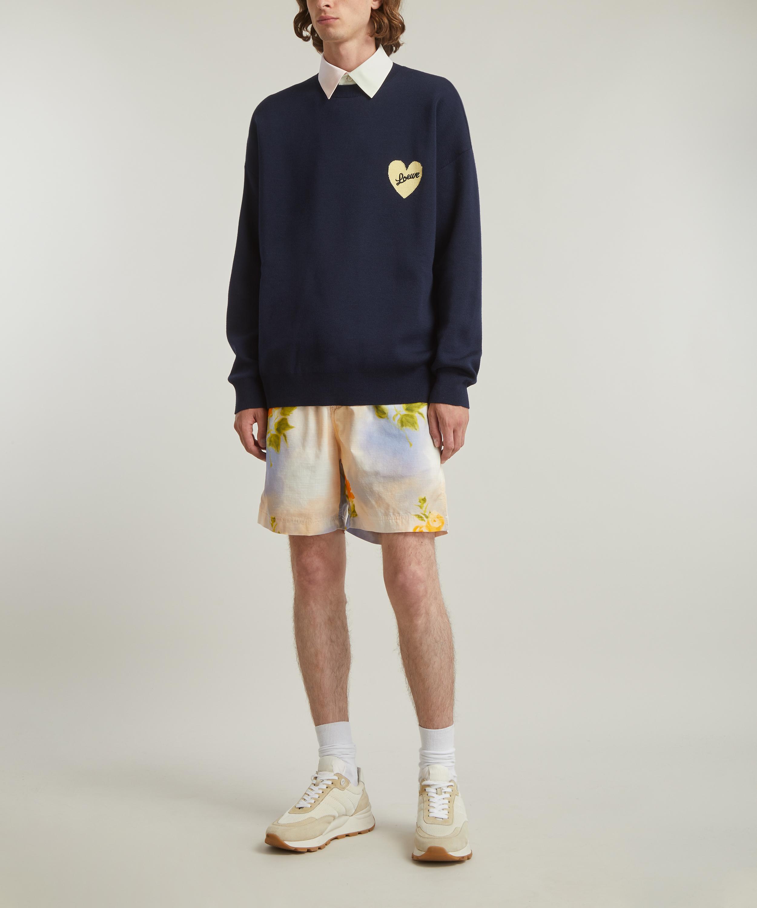 Loewe - Heart Crew-Neck Wool Jumper image number 1