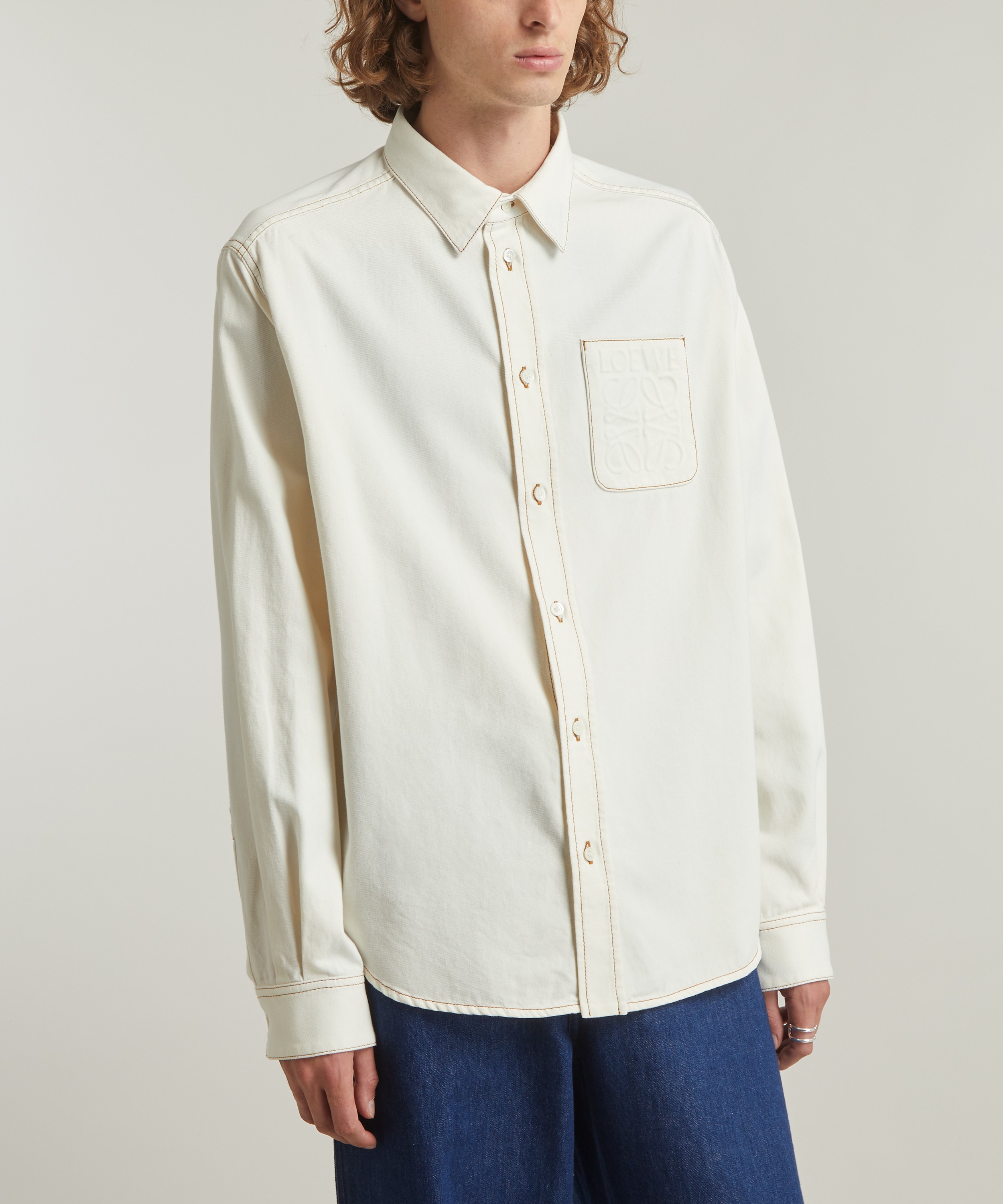 Loewe Denim Anagram Shirt | Liberty