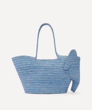 Loewe - x Paula’s Ibiza Small Elephant Basket Bag image number 3