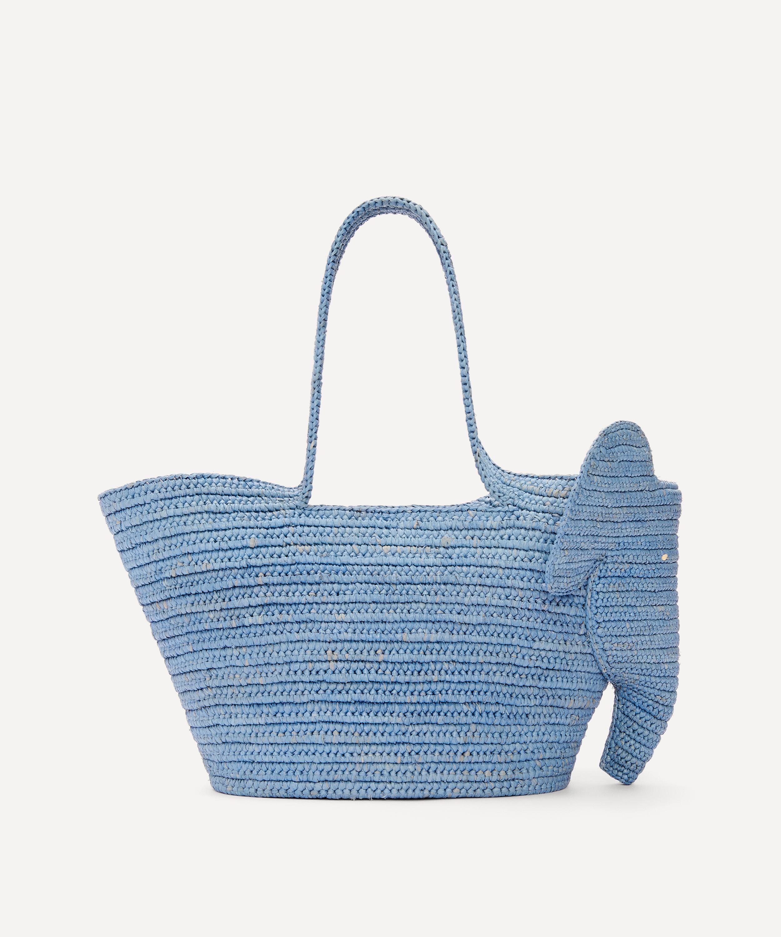 Loewe x Paula's Ibiza Small Elephant Basket Bag