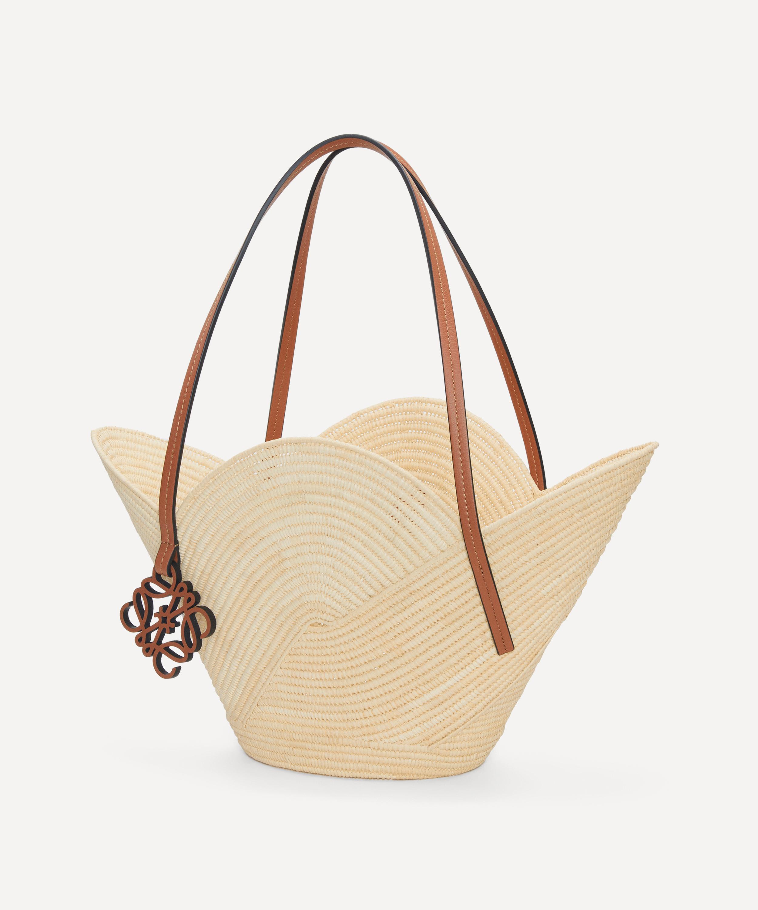 LOEWE Paula's Ibiza ビーズ＆ラムスキン ミニトートバッグ Loewe x Paula's Ibiza Petal Basket Bag | Liberty