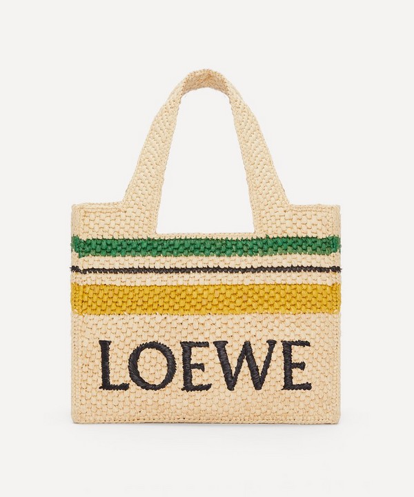 Loewe - x Paula’s Ibiza Striped Small Font Tote image number null