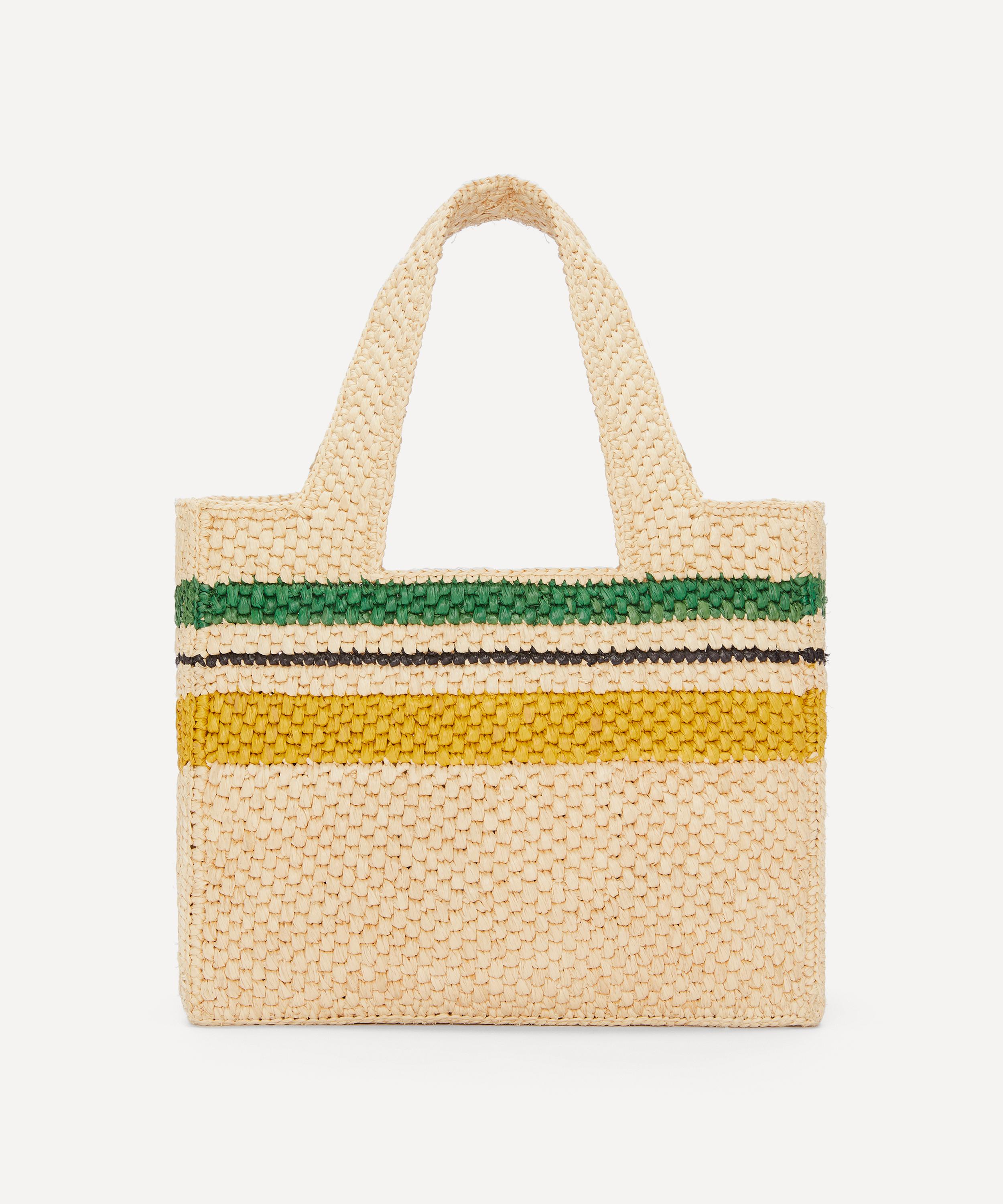 Loewe - x Paula’s Ibiza Striped Small Font Tote image number 3