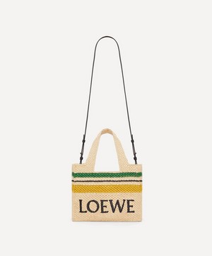 Loewe - x Paula’s Ibiza Striped Small Font Tote image number 4