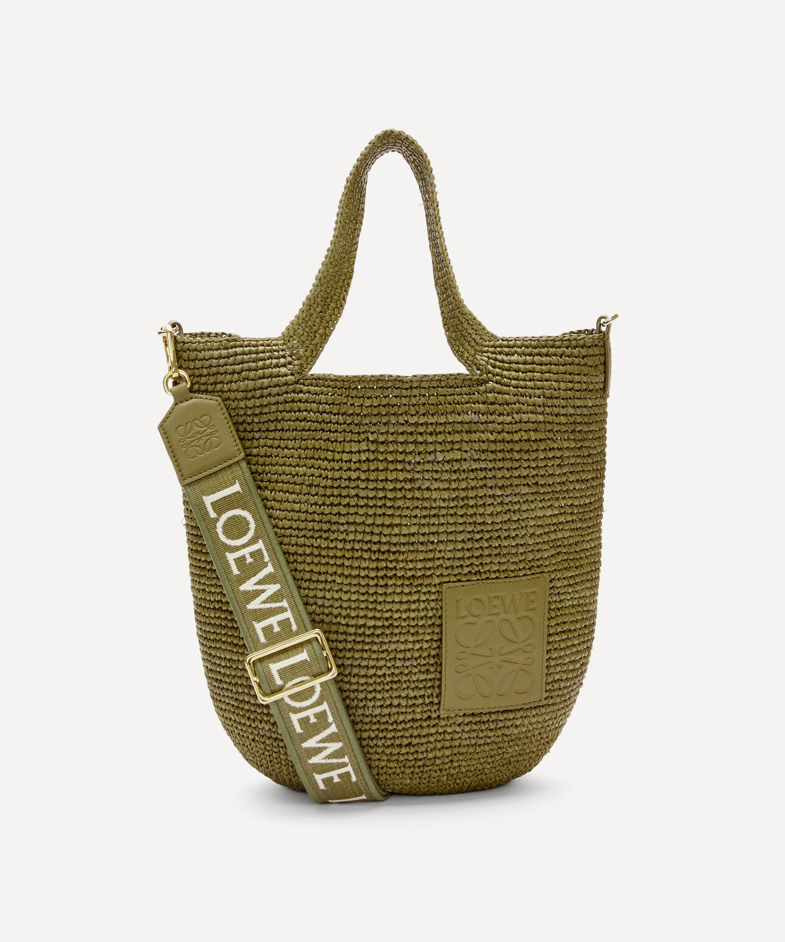 LOEWE PAULA'S IBIZA - Logo Raffia Shopping Bag Loewe