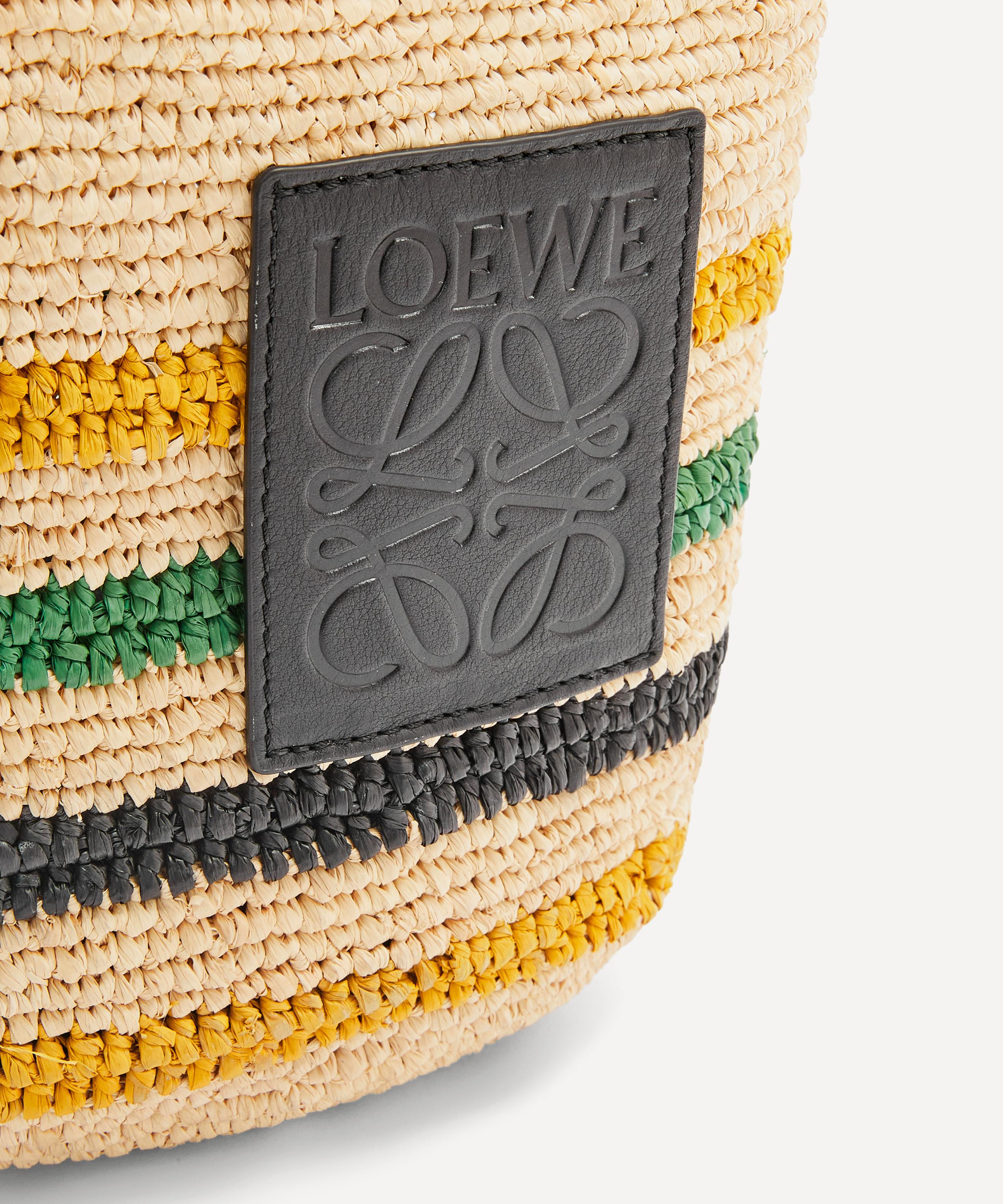 Loewe x Paula's Ibiza Font Large Tote Bag in Raffia