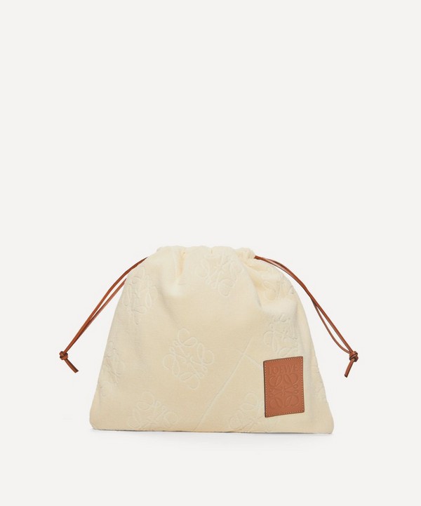 Loewe - x Paula’s Ibiza Towelling Drawstring Pouch image number null