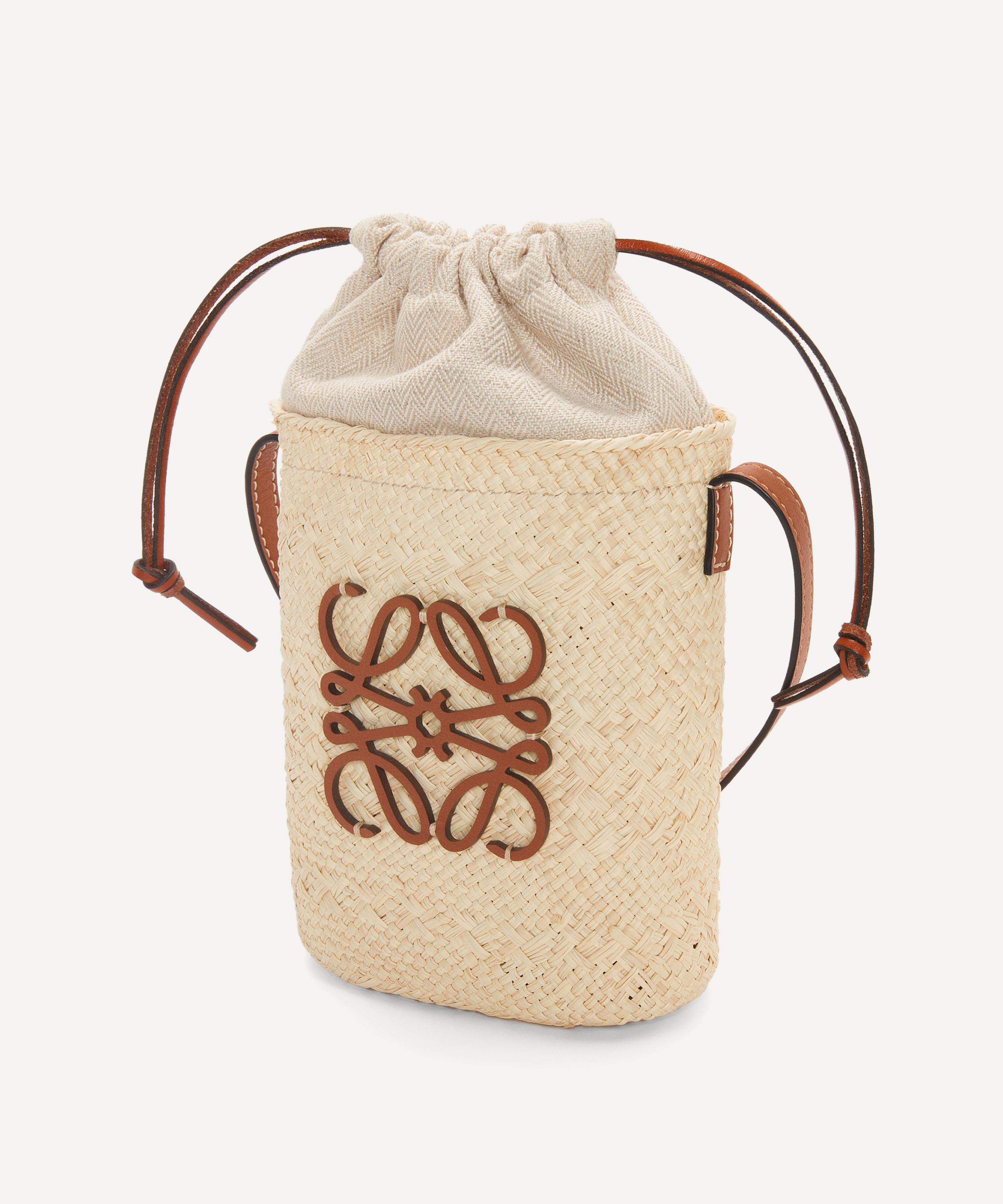 + Paula's Ibiza Logo-Embroidered Raffia Tote Bag